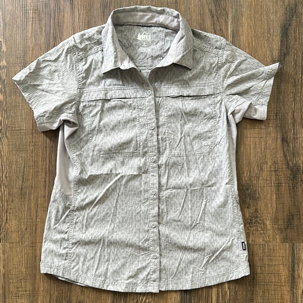 REI Co-op Gray Hiking Shirt